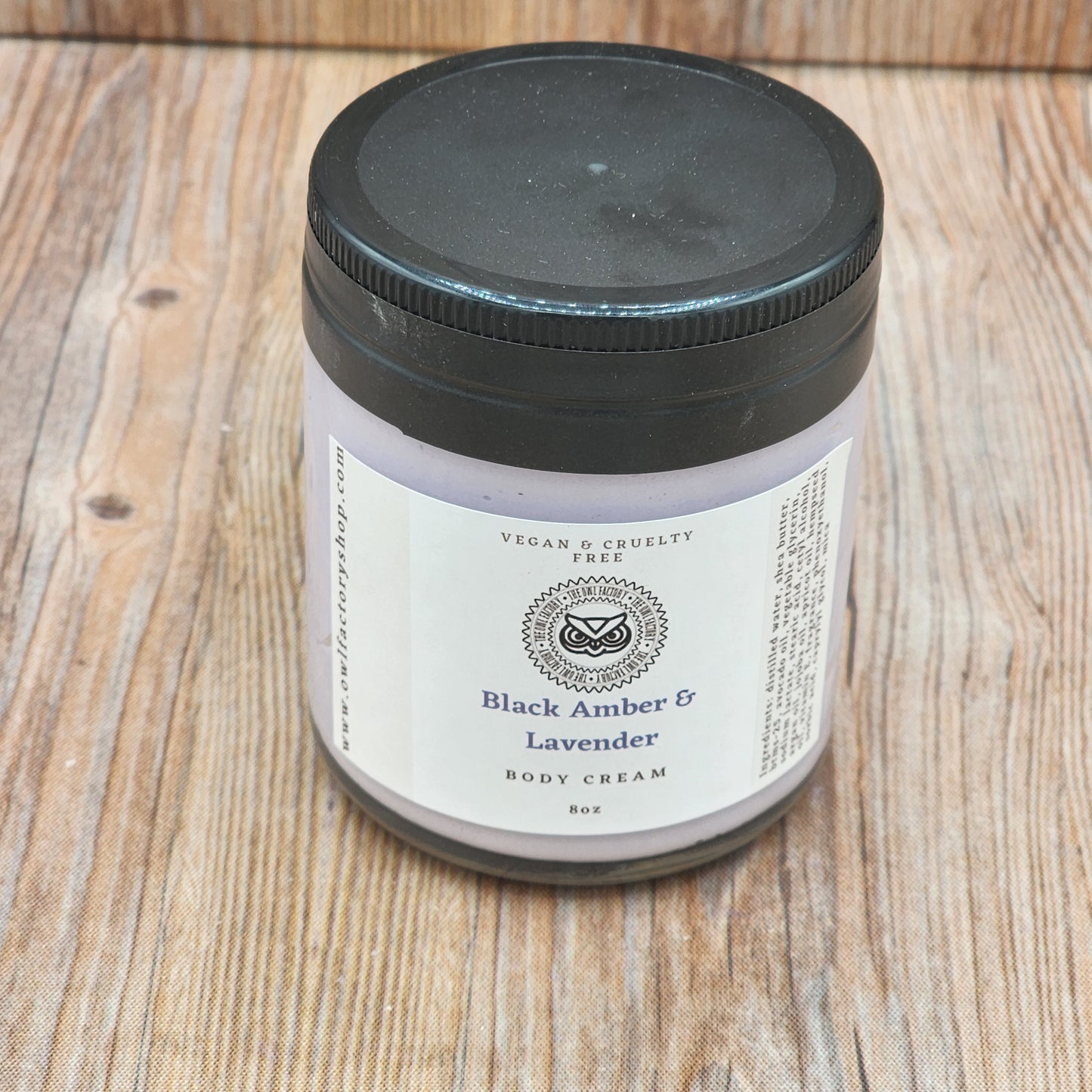 Black Amber & Lavender Body Cream