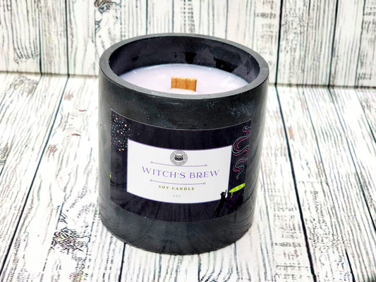 Witch's Brew 9oz Soy Candle In Concrete Jar