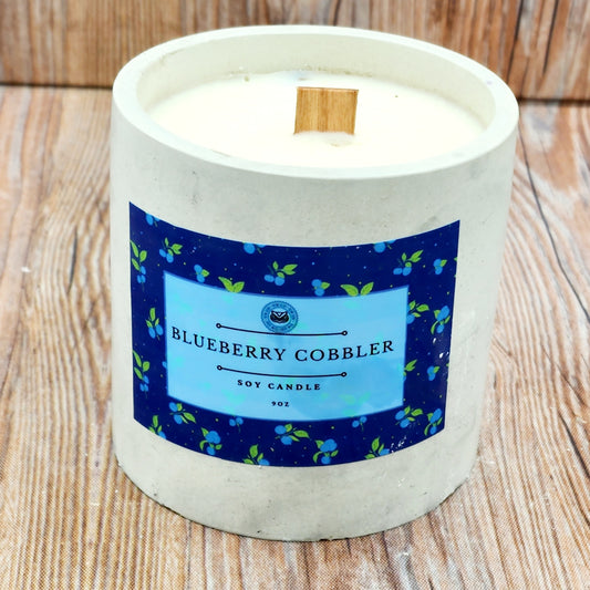 Blueberry Cobbler 9oz soy candle
